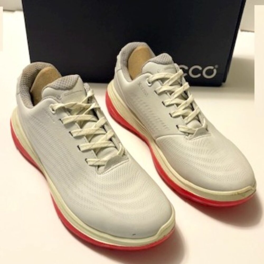 Ecco Womens Golf Shoe Waterproof Leather